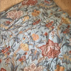 Pottery Barn queen duvet and 2 shams